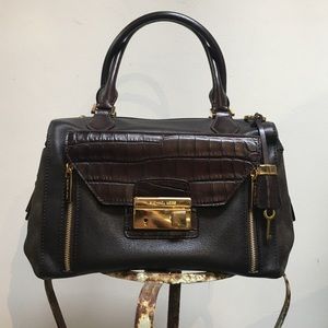 Michael Kors Collection Gia Top ZIP Satchel